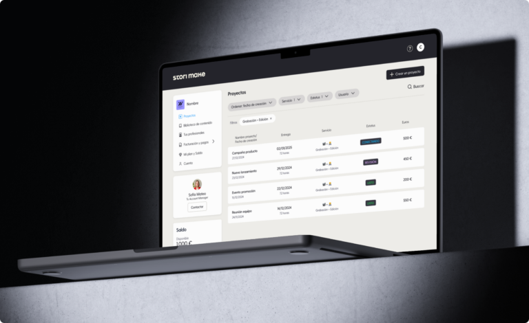 Storimake Enterprise: Tu Business Portal para la Producción de Contenido Profesional
