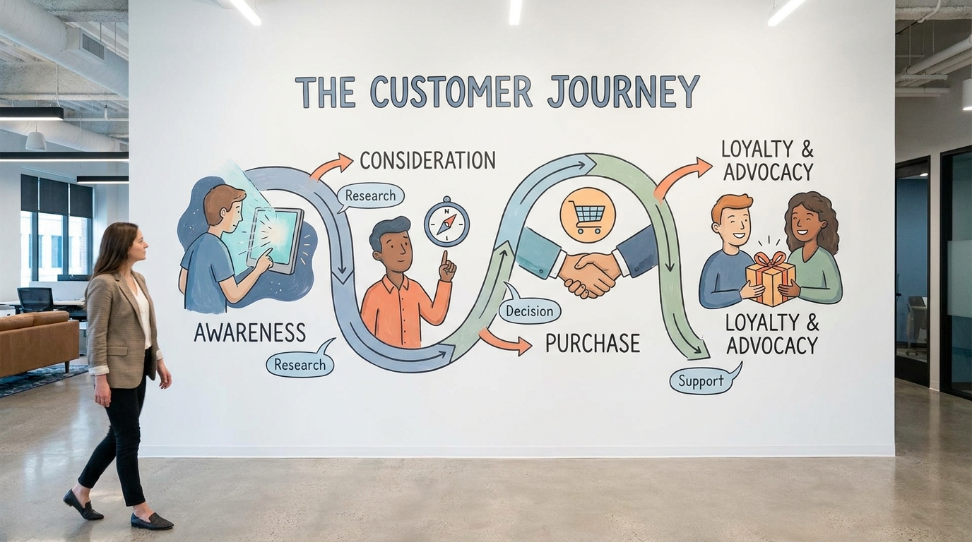 Customer journey: cómo traducir el recorrido del cliente en un calendario de contenidos accionable